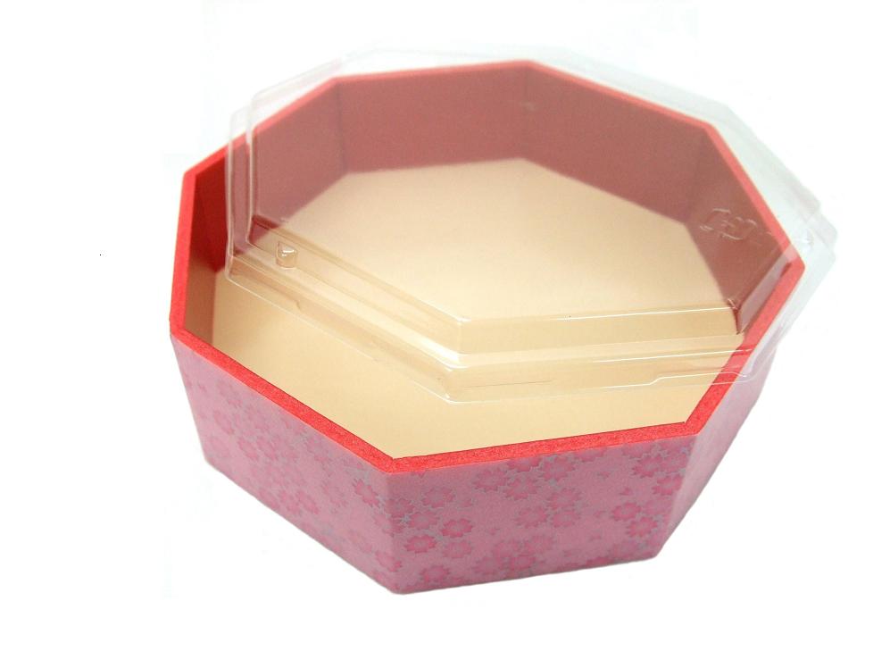 折箱　ヤサカ　折箱メーカー　ＷＶ８角５．１寸あやもも（ボ）